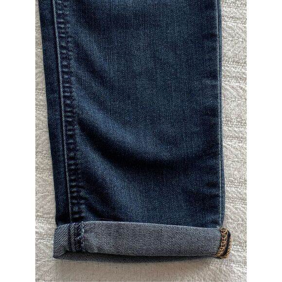 DEMOCRACY Women’s SIZE 2 Skyrise Ankle Skimmer Roll Cuff “Ab” Technology Jeans - Picture 5 of 11